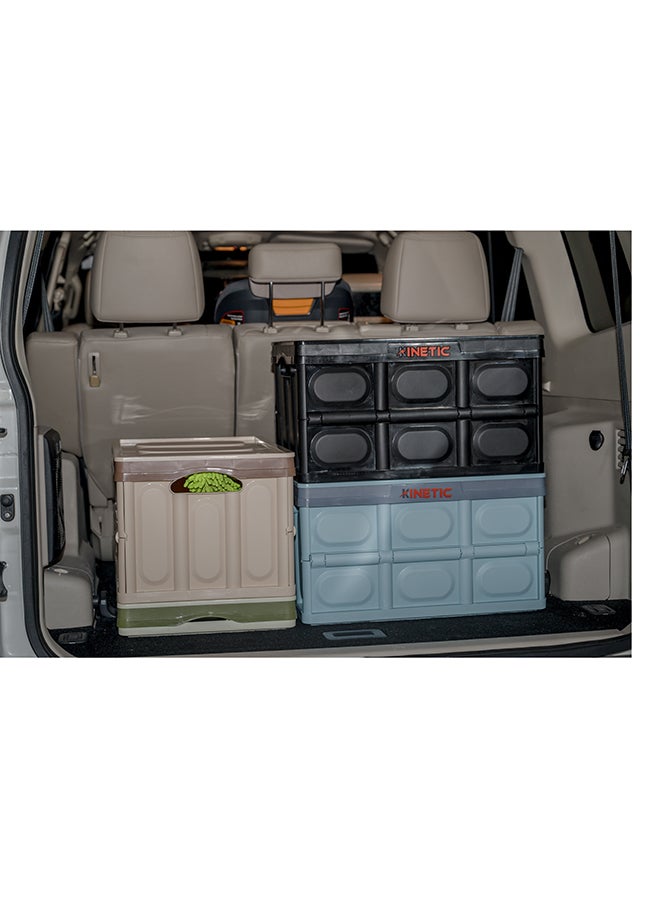 Kinetic Foldable Storage Box Blue 55Liters  - Image 4