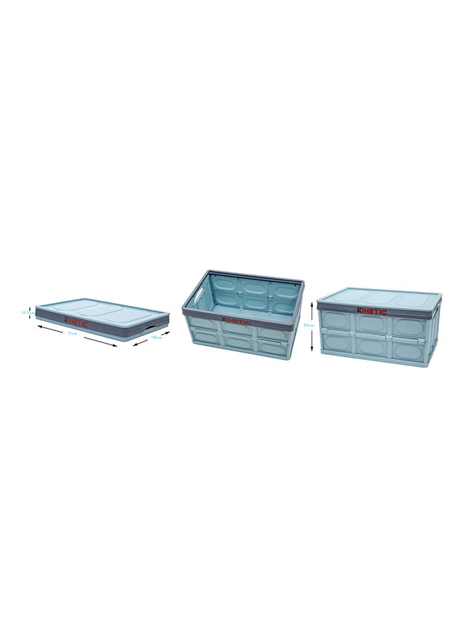 Kinetic Foldable Storage Box Blue 120Liters  - Image 2