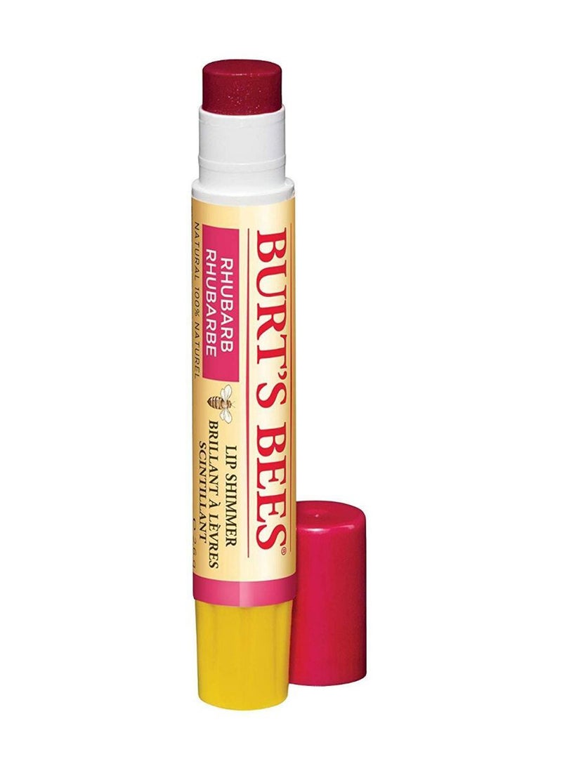 Burts Bees Brilliant A Levres Lip Shimmer Rhubarb  - Image 1