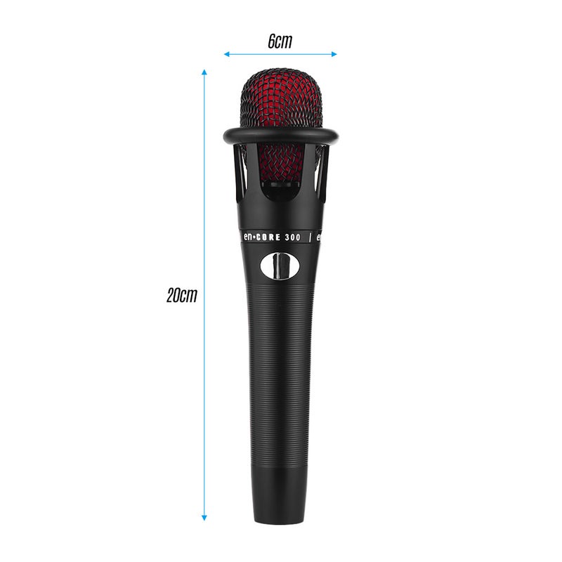 Handheld Wired Condenser Microphone I4574BR Black/Red  - Image 2