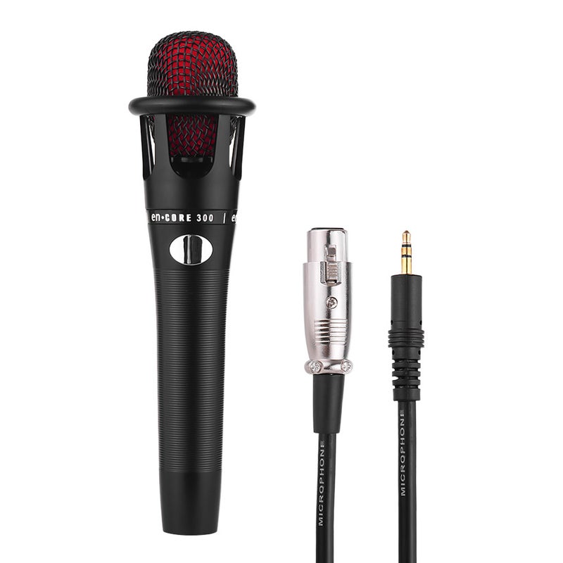 Handheld Wired Condenser Microphone I4574BR Black/Red  - Image 3