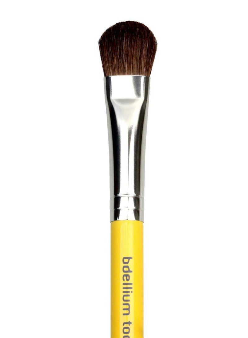 Bdellium Tools - Professional Makeup Brush Yellow/Silver/Brown - Image 1