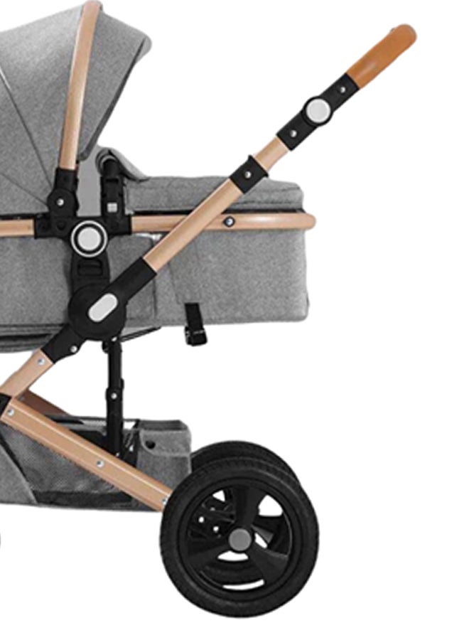 belecoo 3-In-1  Belecoo Baby Stroller Classic Pram  - Image 2