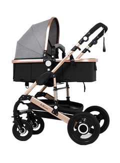 3-in-1 Belecoo Baby Stroller Classic Pram With Adjustable Non Slip Handle