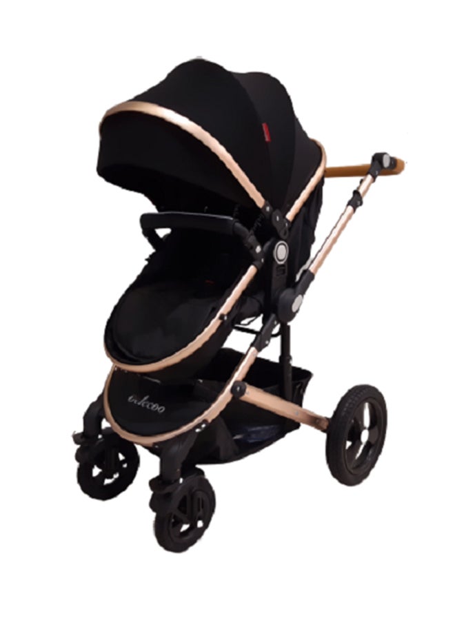 belecoo - 3-In-1  Belecoo Baby Stroller Classic Pram - Image 1