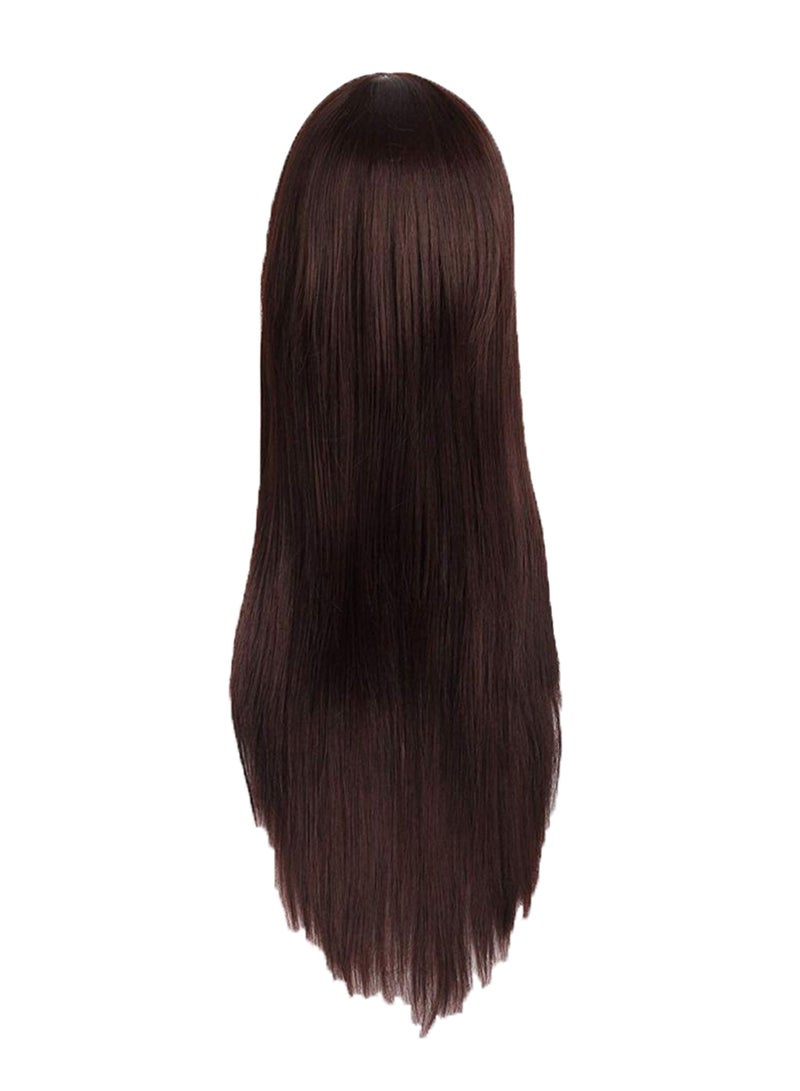 Long Straight Hair Wig Brown 70cm - v1574688180/N32259138A_2