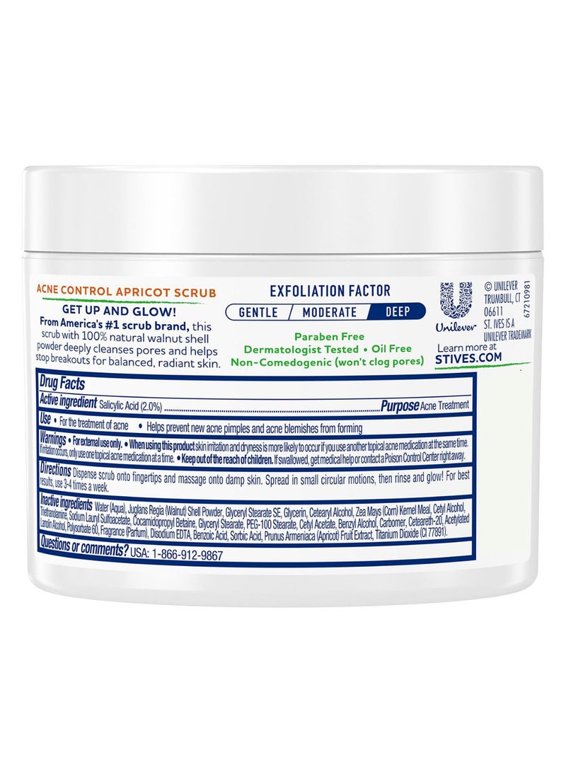 سانت آيفز مقشر للتحكم في حب الشباب بخلاصة المشمش 283جرام - Image 2