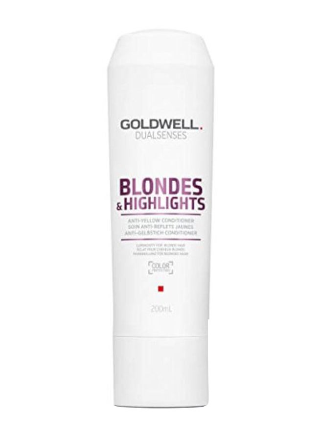 Goldwell - Dualsenses Blondes And Highlights Anti-Yellow Conditioner 200ml - Image 1