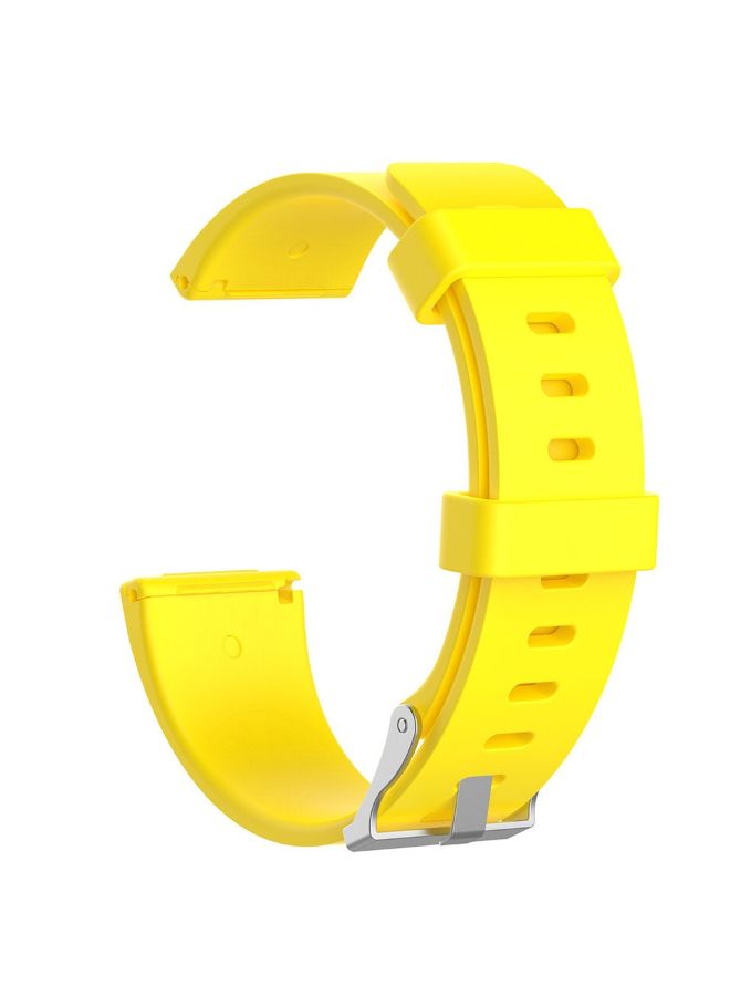 Silicone Watch Strap For Fitbit Versa Lite And Versa 20centimeter Yellow - Image 3