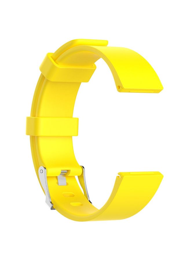 Silicone Watch Strap For Fitbit Versa Lite And Versa 20centimeter Yellow - Image 2