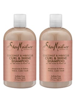 2-Piece Coconut Hibiscus Curl And Shine Shampoo Set