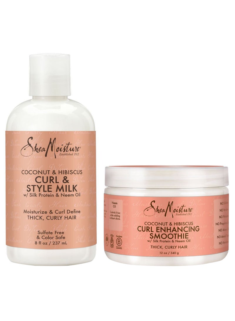 شيامويستر طقم مزيج جوز الهند والكركديه للشعر، قطعتين - Image 1