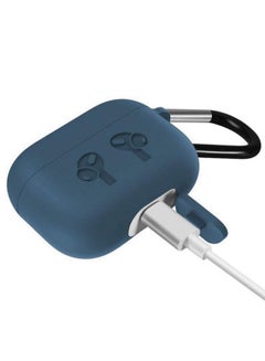 AMERTEER Protective Case Cover For Apple AirPods Pro Deep Blue  - Image 2