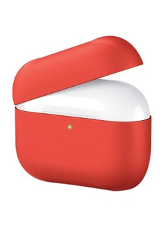 AMERTEER Protective Case Cover For Apple AirPods Pro Light Red 