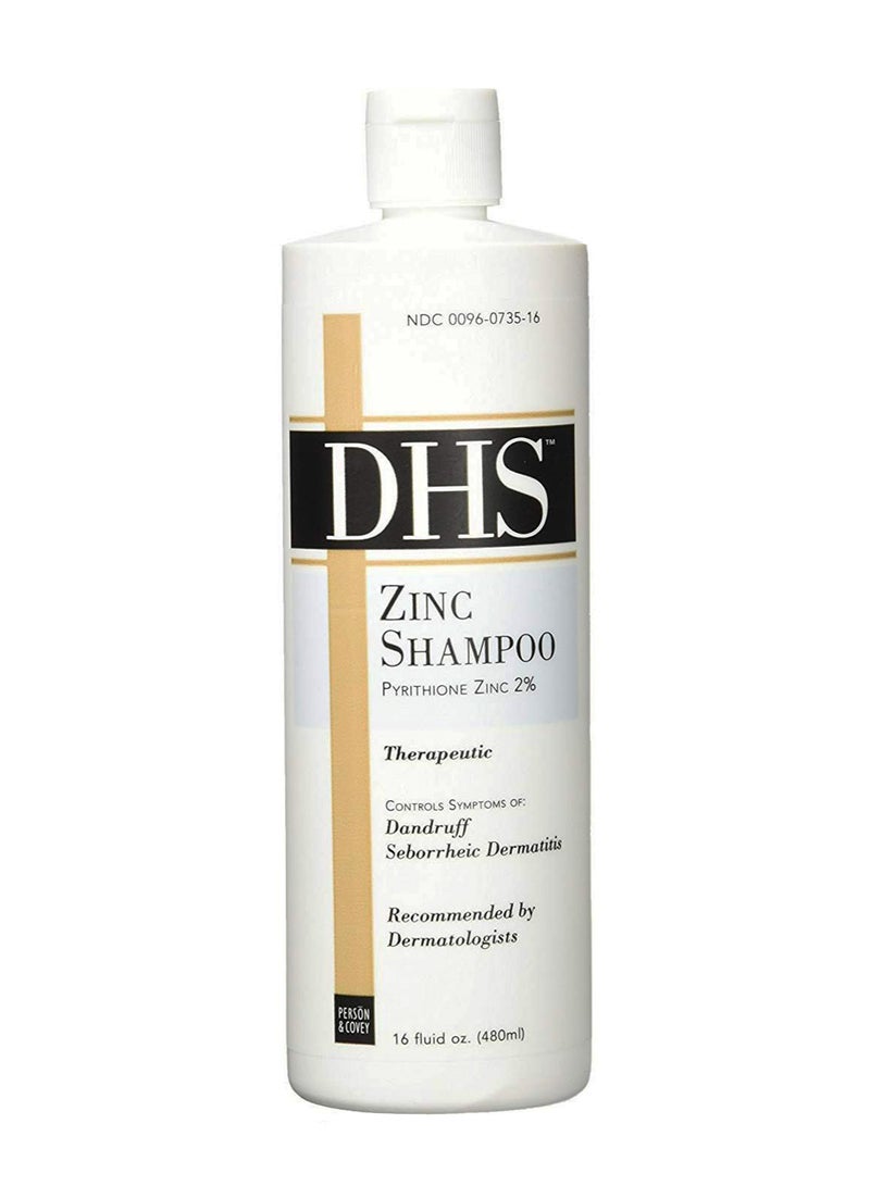 دي إتش أس شامبو الزنك العلاجي لمعالجة التهاب الجلد المثي وقشرة الرأس