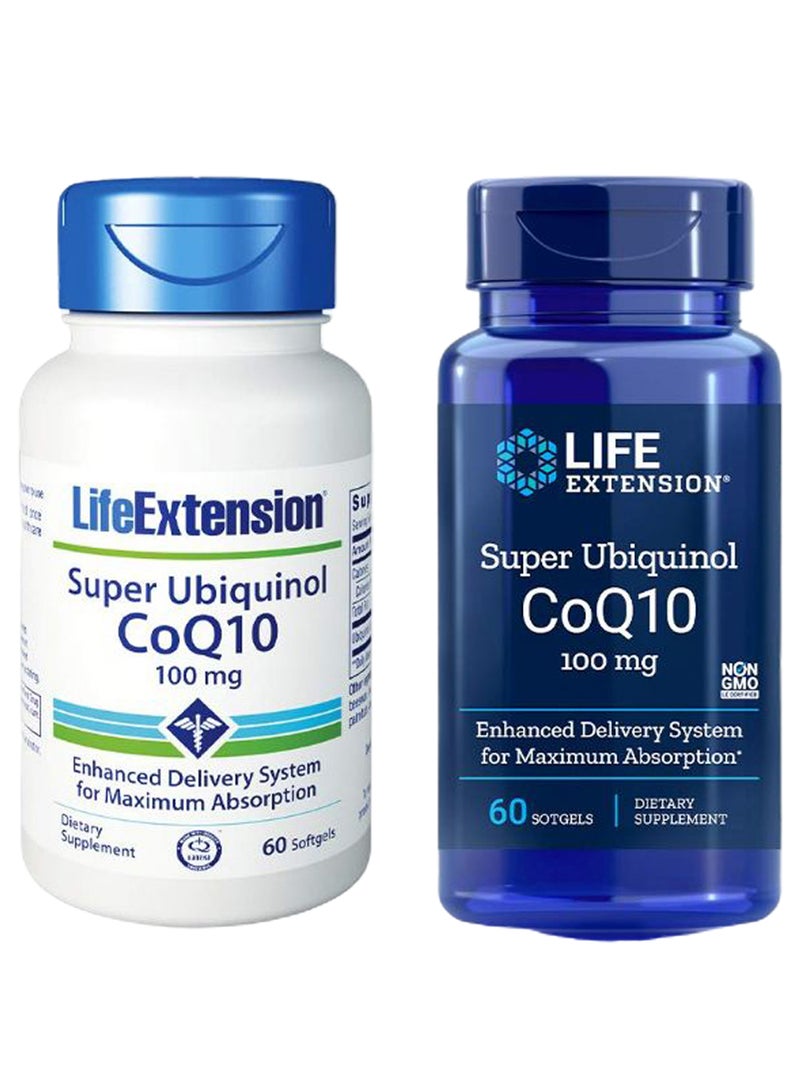 لايف إكستنشن مكمل غذائي سوبر يوبيكوينول بمساعد إنزيم Q-10- من 60 كبسولة هلامية - Image 2