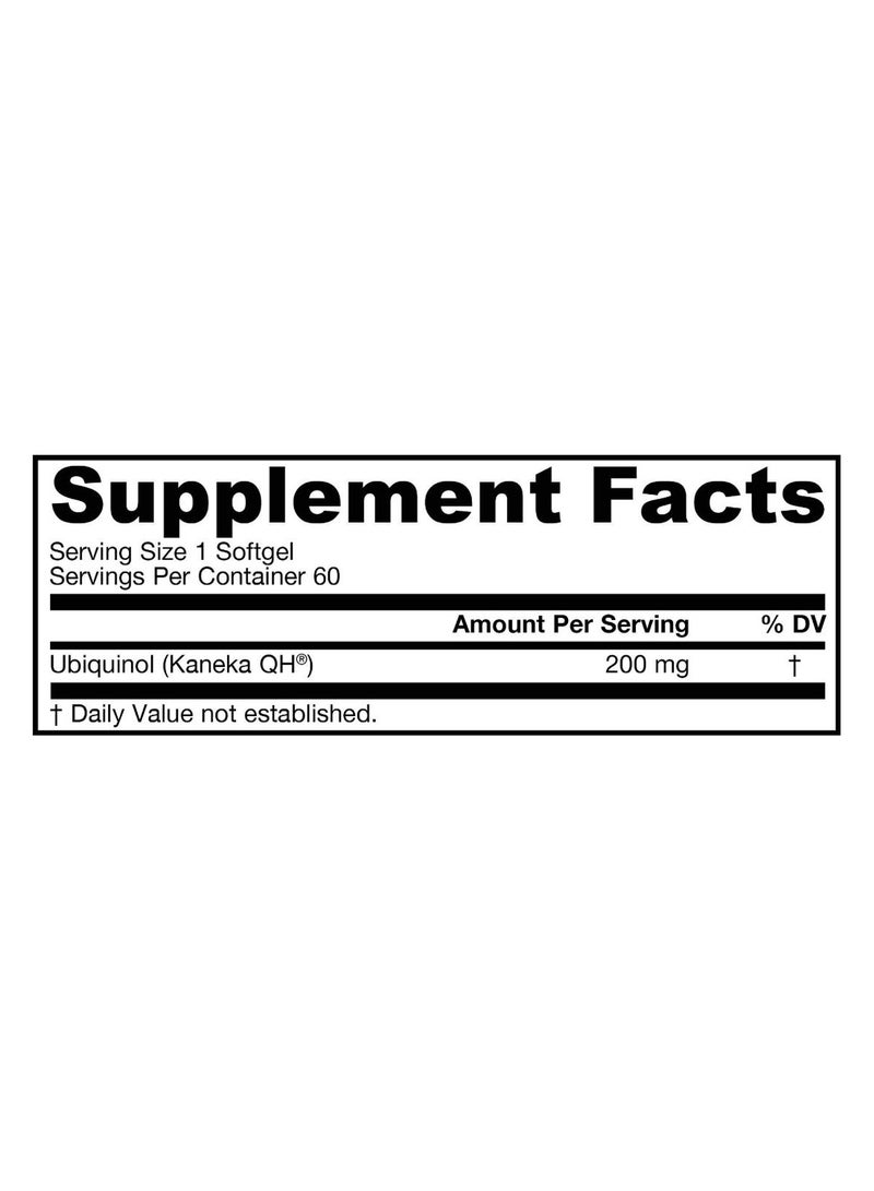 jarrow formulas QH-Absorb Dietary Supplement - 60 Softgels  - Image 2