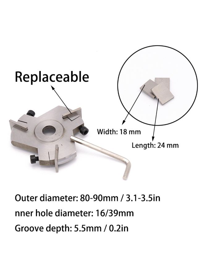 Generic Root Milling 3 Blade Cutter Silver  - Image 4