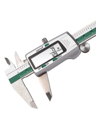 Electronic Digital Display Caliper Vernier Ruler Silver/Green 236mm - v1574691201/N32134314A_1