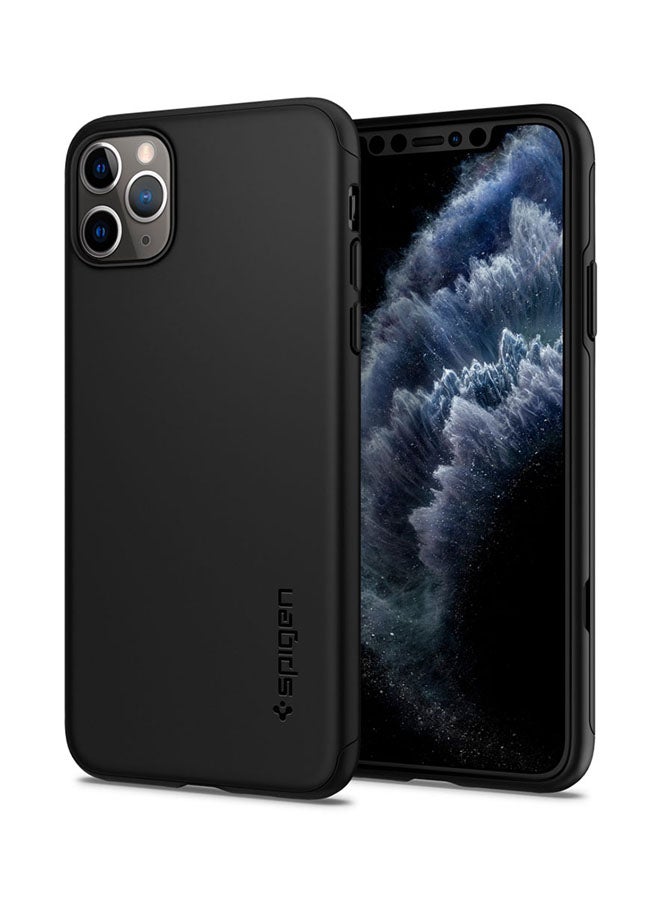 Spigen Thin Fit Classic Case Cover For Apple iPhone 11 Pro Max Black - Image 1