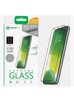 AMAZINGthing iPhone 11/iPhone XR Fully Covered 2.75D Tempered Glass Screen Protector With Built In Dust Filter And Anti Static Glue - Easy Install Quick Installer Align Tray Clear  - Image 1