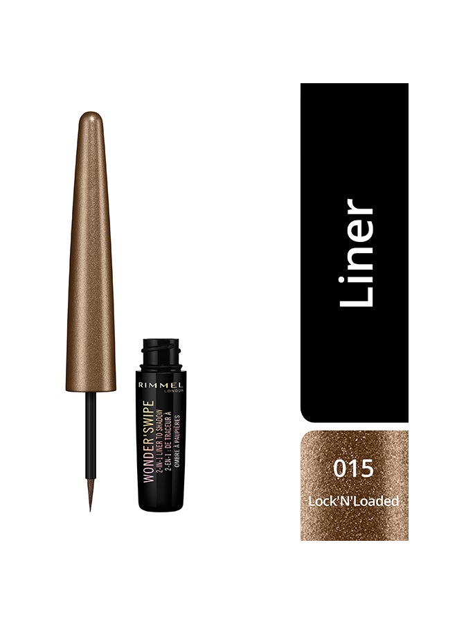 Wonder'Swipe 2 in 1 Eyeliner to Shadow – 015 –Lock'N'Loaded