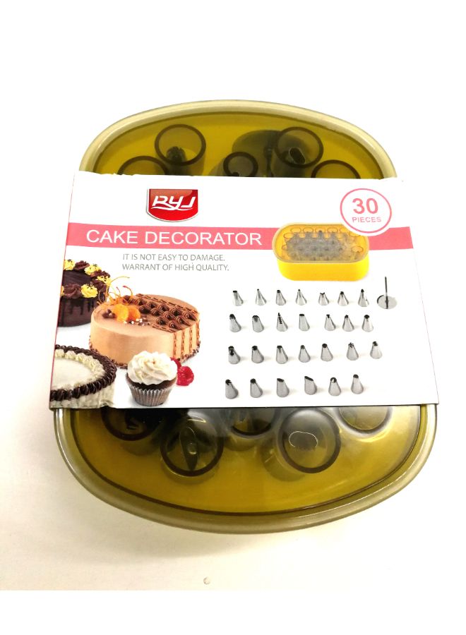 RYJ 30-Piece Cake Decorating Set Multicolour 14cm - Image 3