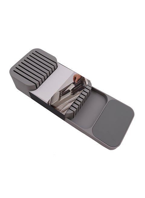 Kitchen Drawer Organizer Tray Grey 40 x 7.80 x 14.30cm