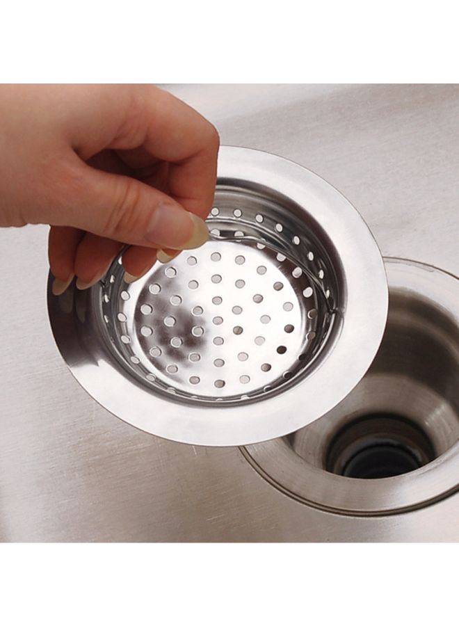 Kitchen Sink Strainer Silver 12 x 2.50 x 12cm - Image 2