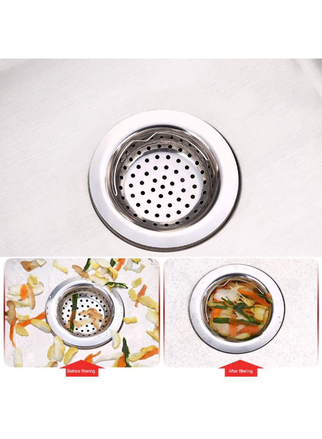 Kitchen Sink Strainer Silver 12 x 2.50 x 12cm - Image 3