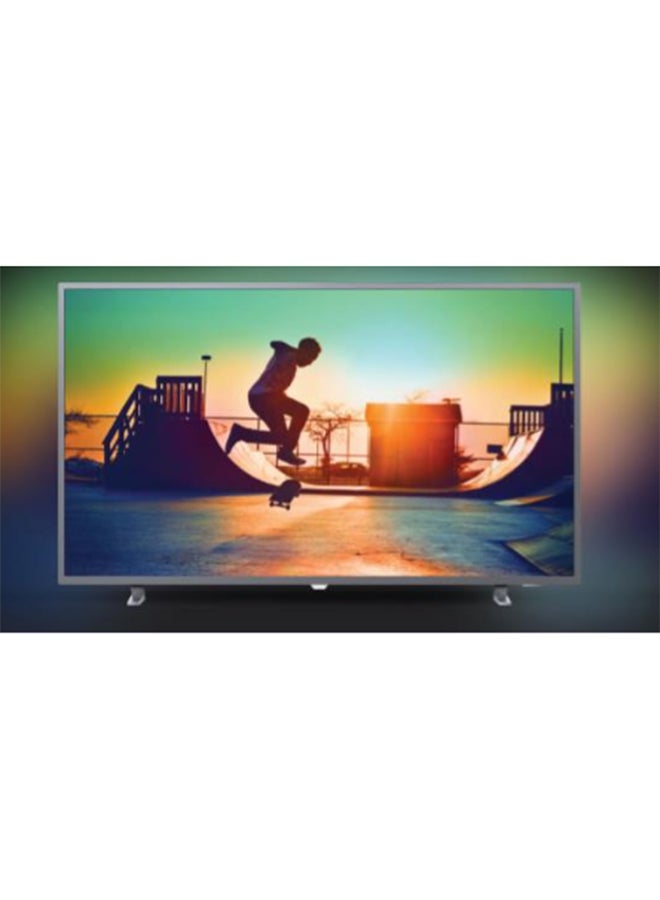 Philips - 65-Inch 4K Ultra Slim UHD Smart Ambilight LED TV 65PUT6703/56 Grey - Image 1