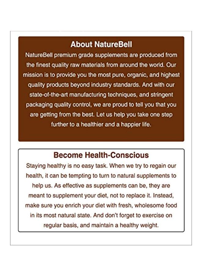 NatureBell - Turkey Tail Mushroom Dietary Supplement 1100mg - 180 Capsules - Image 1
