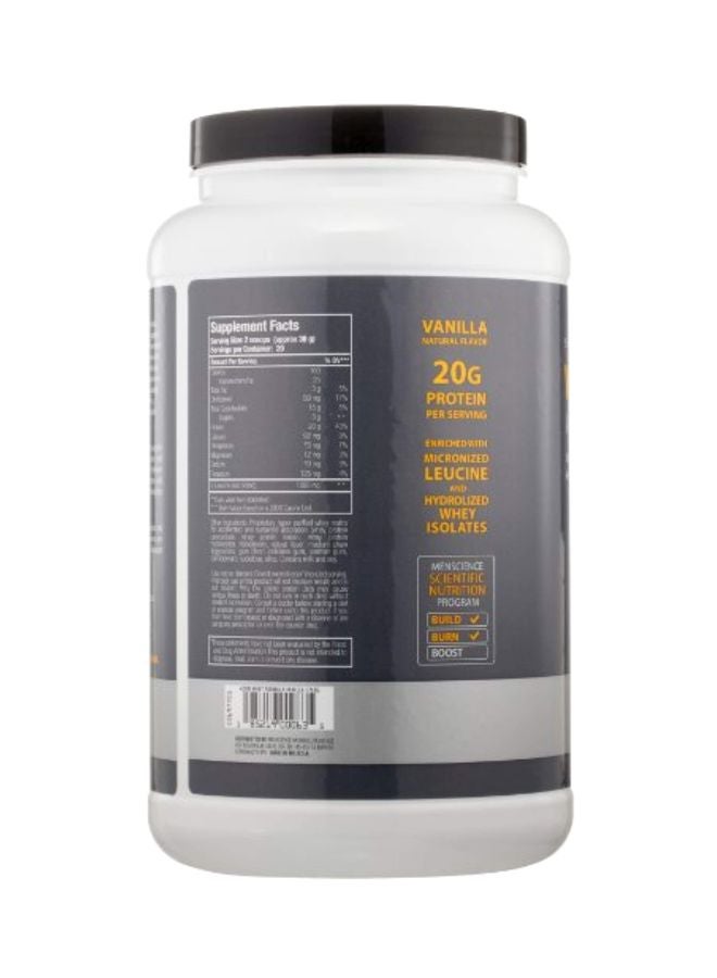 MenScience Androceuticals - Whey Formula Advanced Protein Complex - Vanilla Flavored - Image 1
