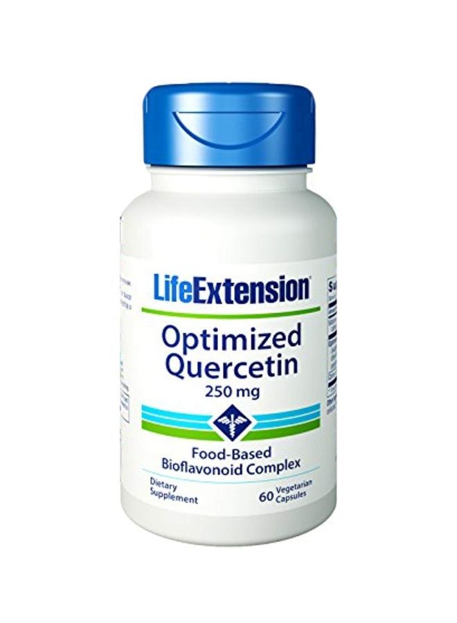 Pack Of 3 Optimized Quercetin Dietary Supplements (250 Mg) - 60 Capsules