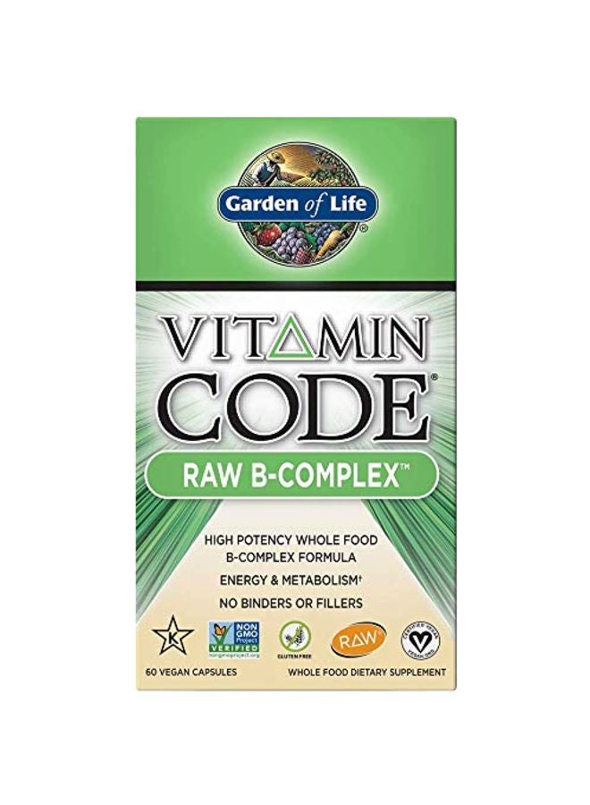 جاردن أوف لايف عبوتين من كبسولات فيتامين كود روو ب المركب - 60 كبسولة نباتية - Image 2