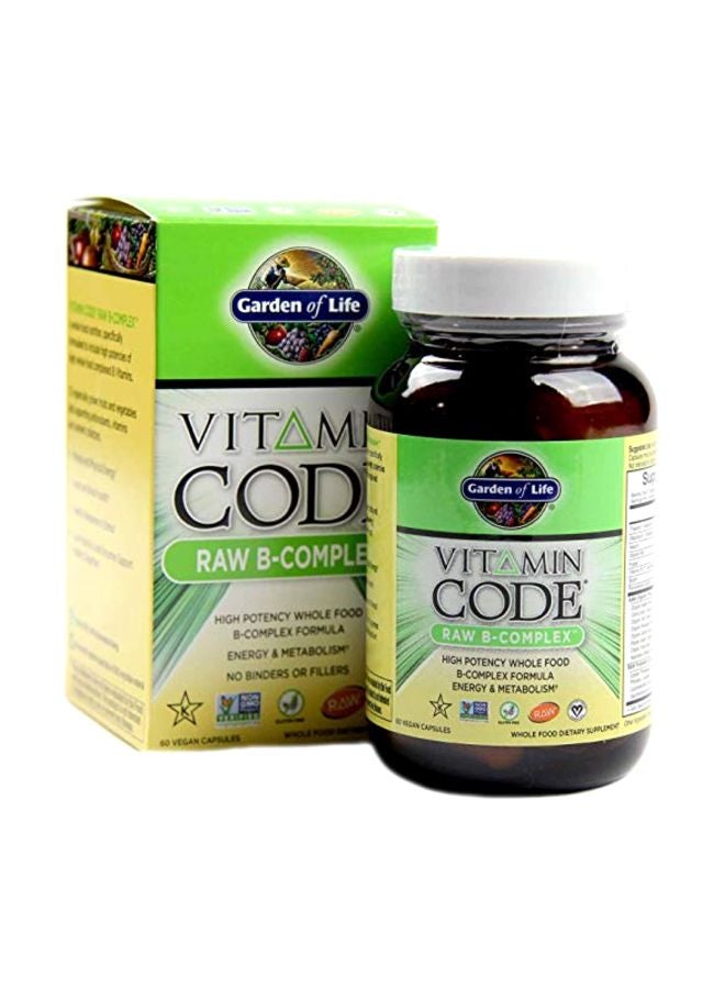 جاردن أوف لايف عبوتين من كبسولات فيتامين كود روو ب المركب - 60 كبسولة نباتية - Image 1