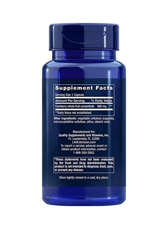 Life Extension Cran-Max 500 mg - 60 Vegetarian Capsules - Image 2