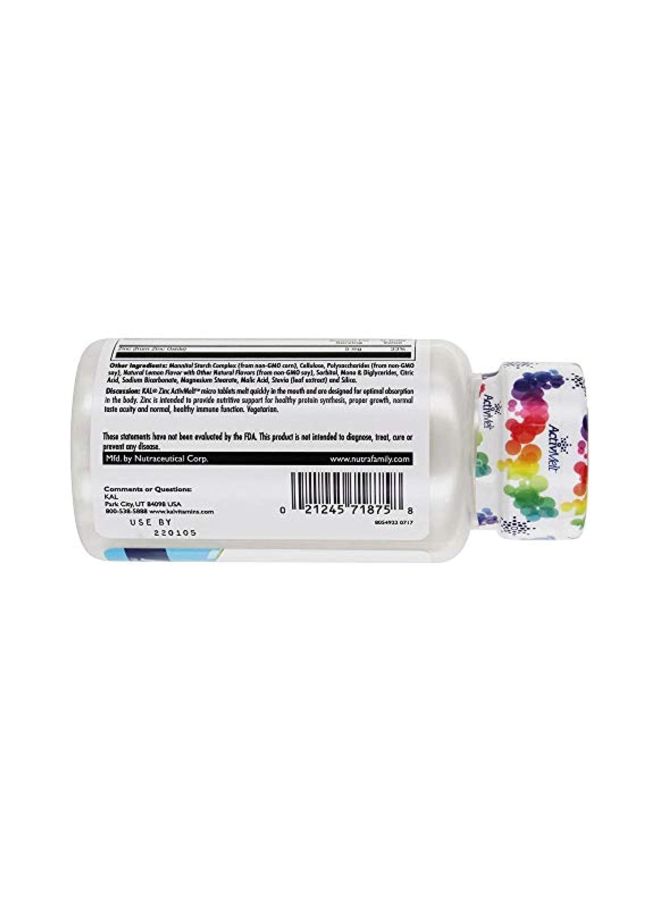 KAL Zinc Dietary Supplement 5 mg - 60 Micro Tablets - Image 3