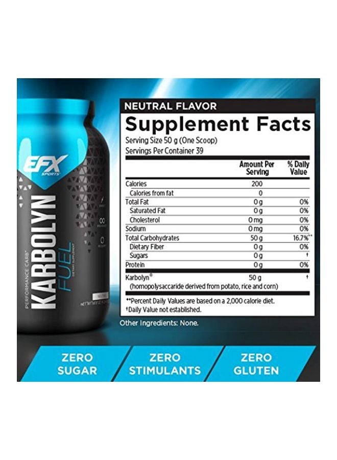 إي إف إكس سبورتس مكمل غذائي كاربولين بيرفورمانس كارب متعادل لزيادة نسبة الطاقة - Image 2