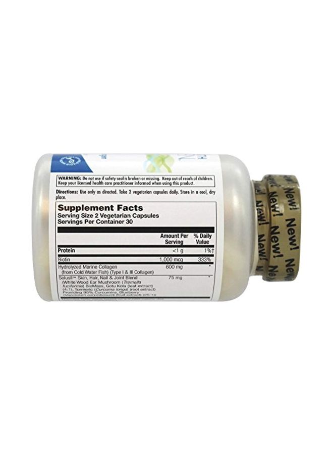 KAL Clinical Youth Collagen 600mg Type I And III - 60 Capsules - Image 2