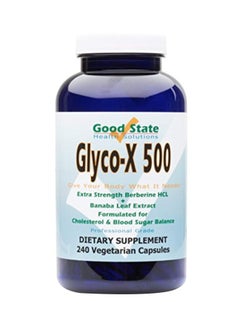 Glyco-X 500 Dietary Supplement 500 mg - 240 Capsules