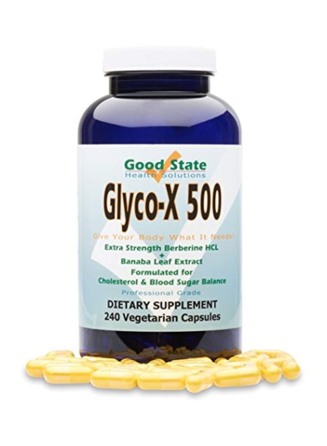 Good State - Glyco-X 500 Dietary Supplement 500 mg - 240 Capsules - Image 1