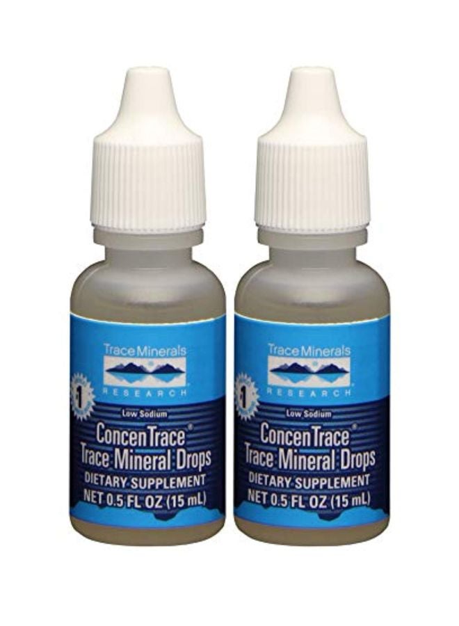 Trace Minerals Research Pack Of 2 ConcenTrace Mineral Drops 