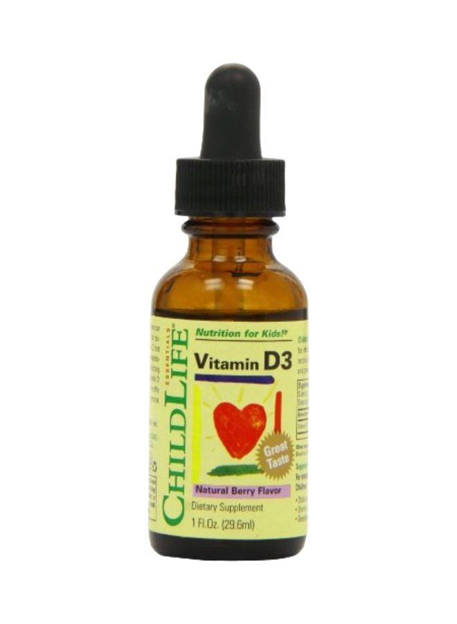 CHILDLIFE Vitamin D3 Dietary Supplement - Berry Flavor - Image 1