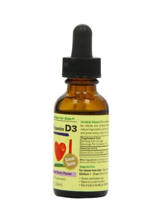 CHILDLIFE Vitamin D3 Dietary Supplement - Berry Flavor - Image 2