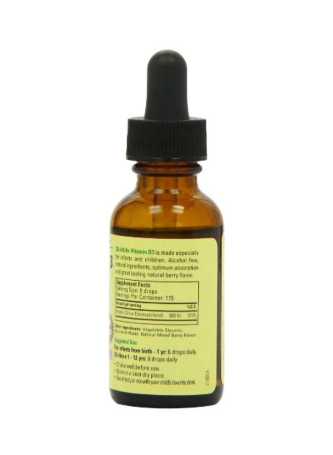 CHILDLIFE Vitamin D3 Dietary Supplement - Berry Flavor - Image 3