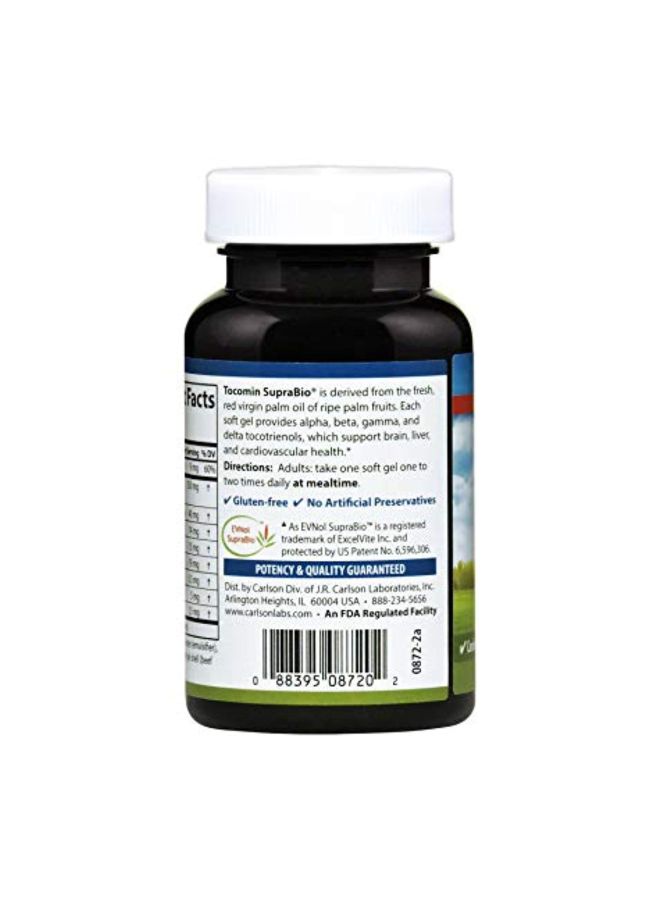 كارلسون لابورتوريز مكمل غذائي توكومين سوبرابيو - 120 كبسولة هلامية - Image 3