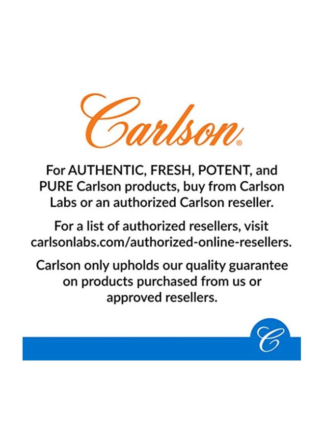 كارلسون لابورتوريز مكمل غذائي توكومين سوبرابيو - 120 كبسولة هلامية - Image 4