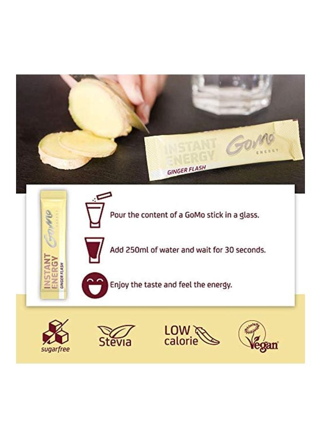GoMo - Energy Drink Mix Dietary Supplement - Ginger Flash - Image 1