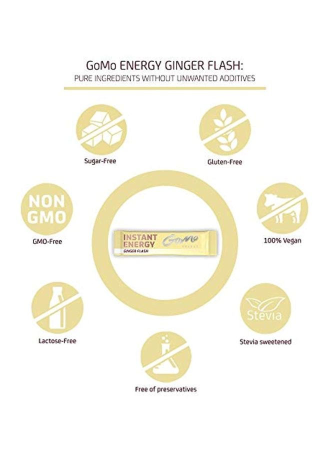 GoMo - Energy Drink Mix Dietary Supplement - Ginger Flash - Image 1